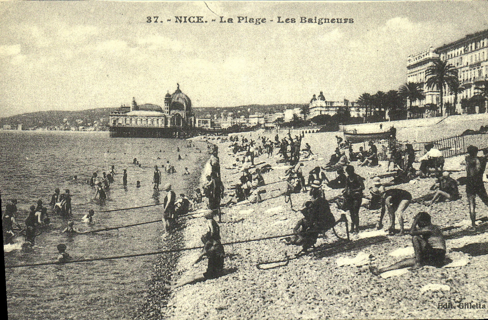 REPRO Nice La Plage Les Baigneurs 