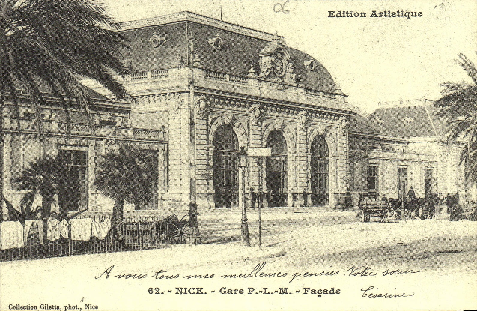 REPRO Nice Gare P L M Facade 