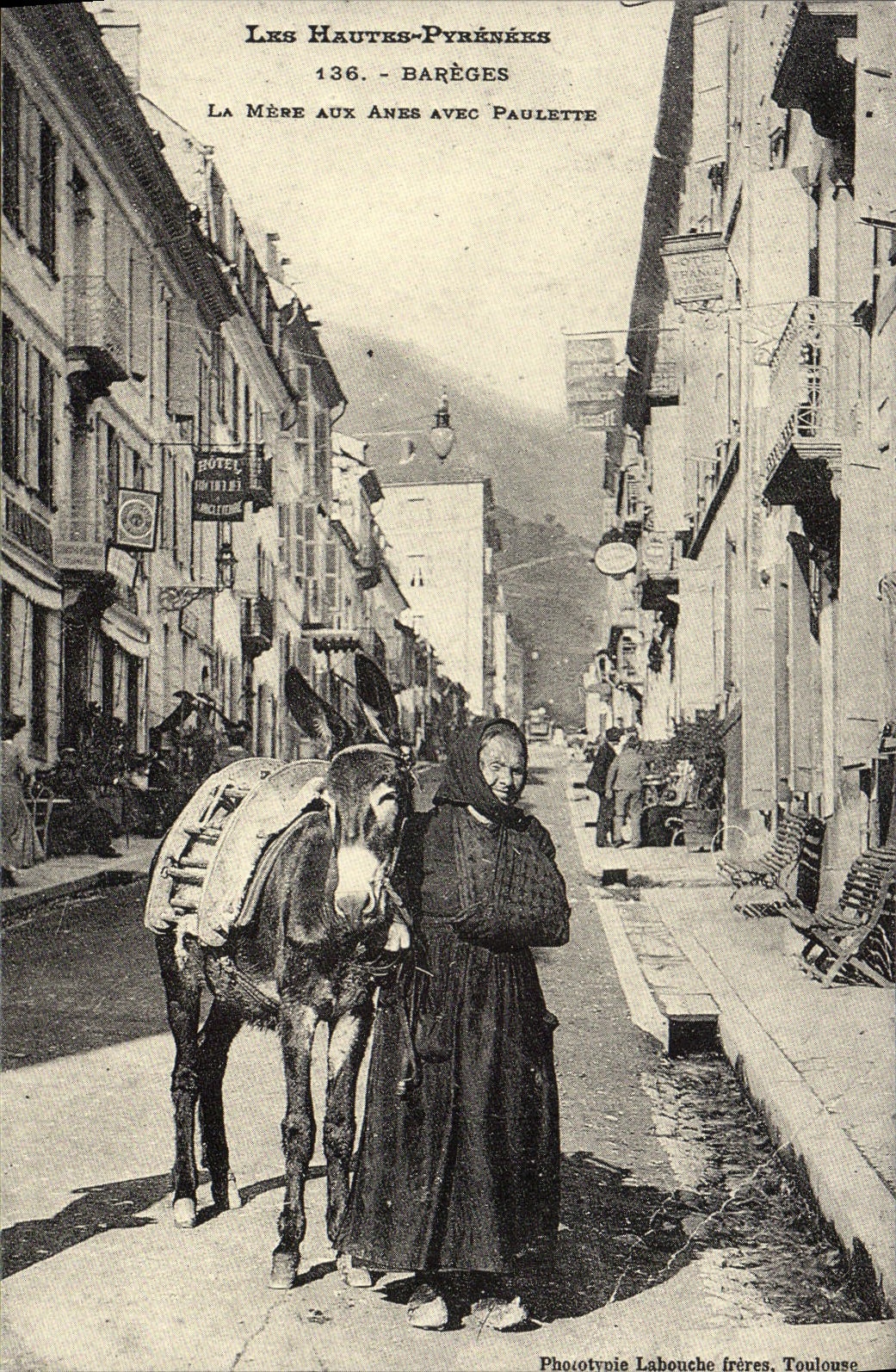 REPRO Bareges La Mere aux Anes avec Paulette