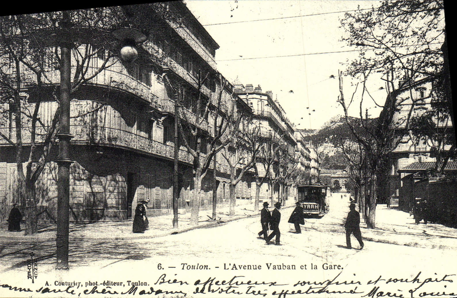 REPRO Toulon L'Avenue Vauban et la Gare 