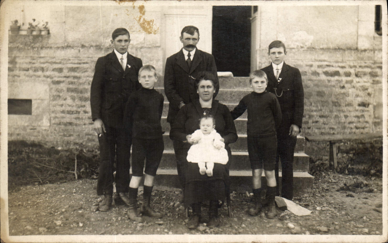 CARTE PHOTO Personnages