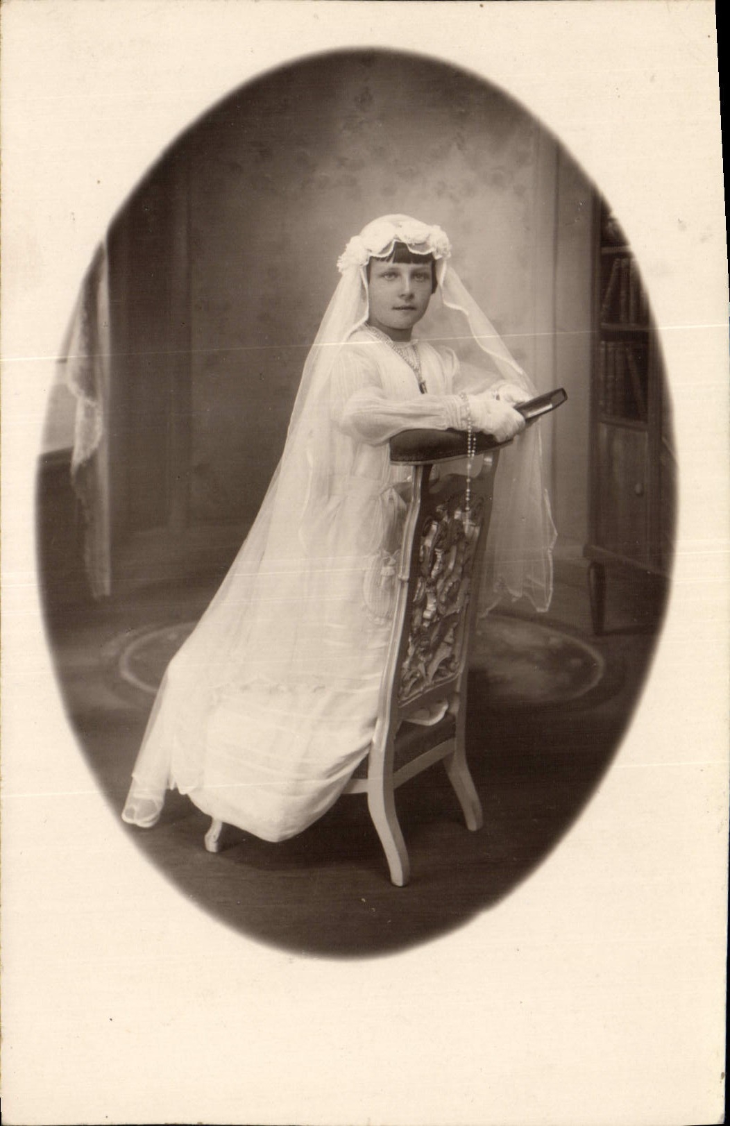 CARTE PHOTO Communiante