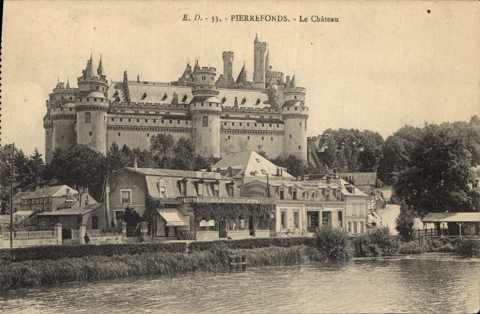 CPA Pierrefonds Le Chateau 