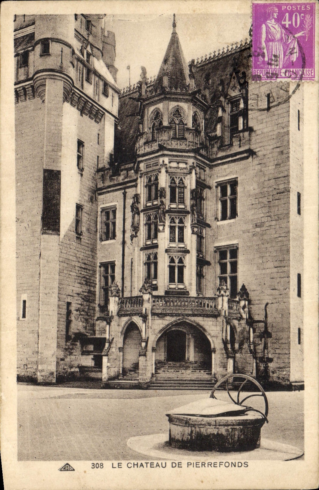 CPA Le Chateau de Pierrefonds 