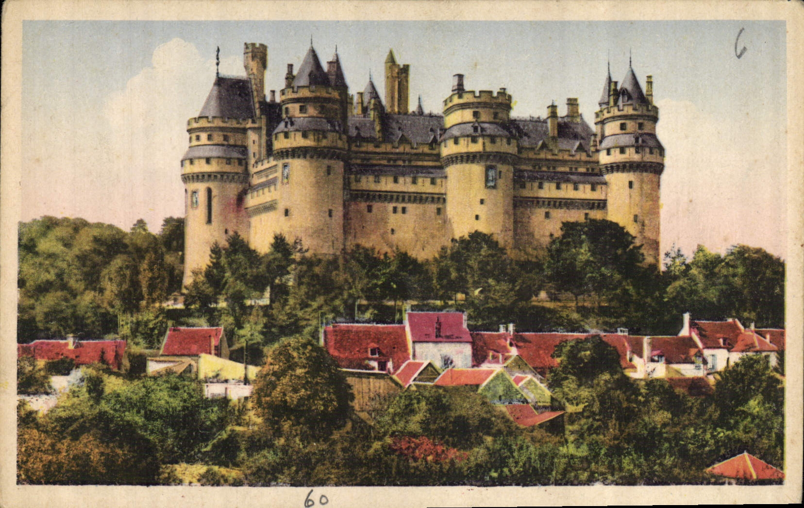 CPA Pierrefonds Le Chateau Cote Nord 