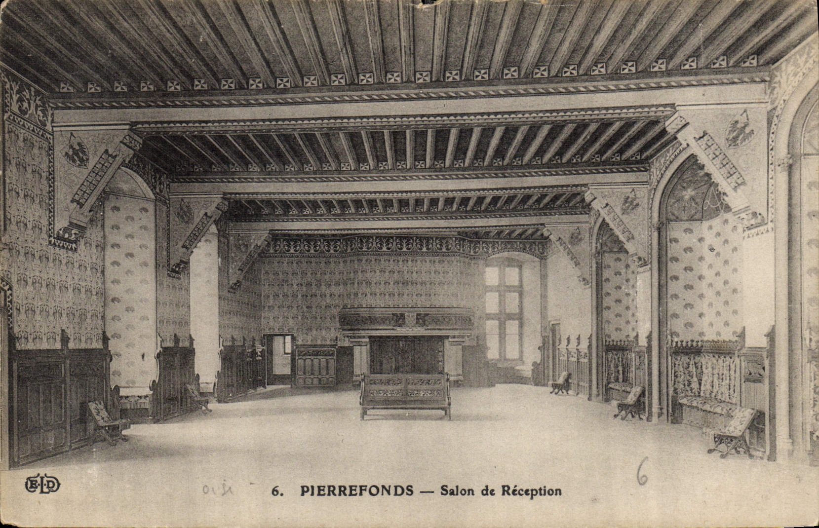 CPA Pierrefonds Salon de Reception 