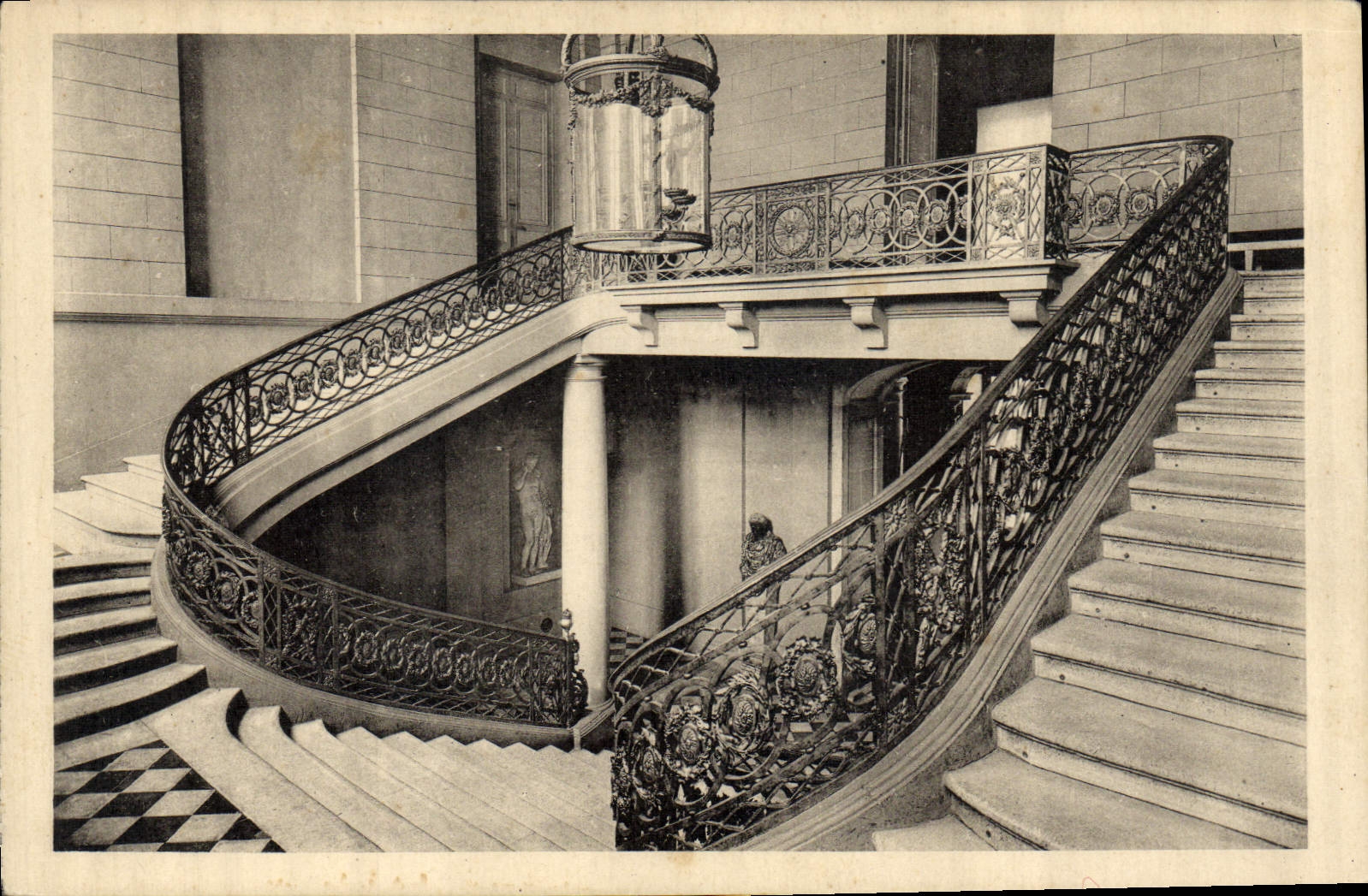 CPA Chateau de Compiegne Escalier d'Honneur 