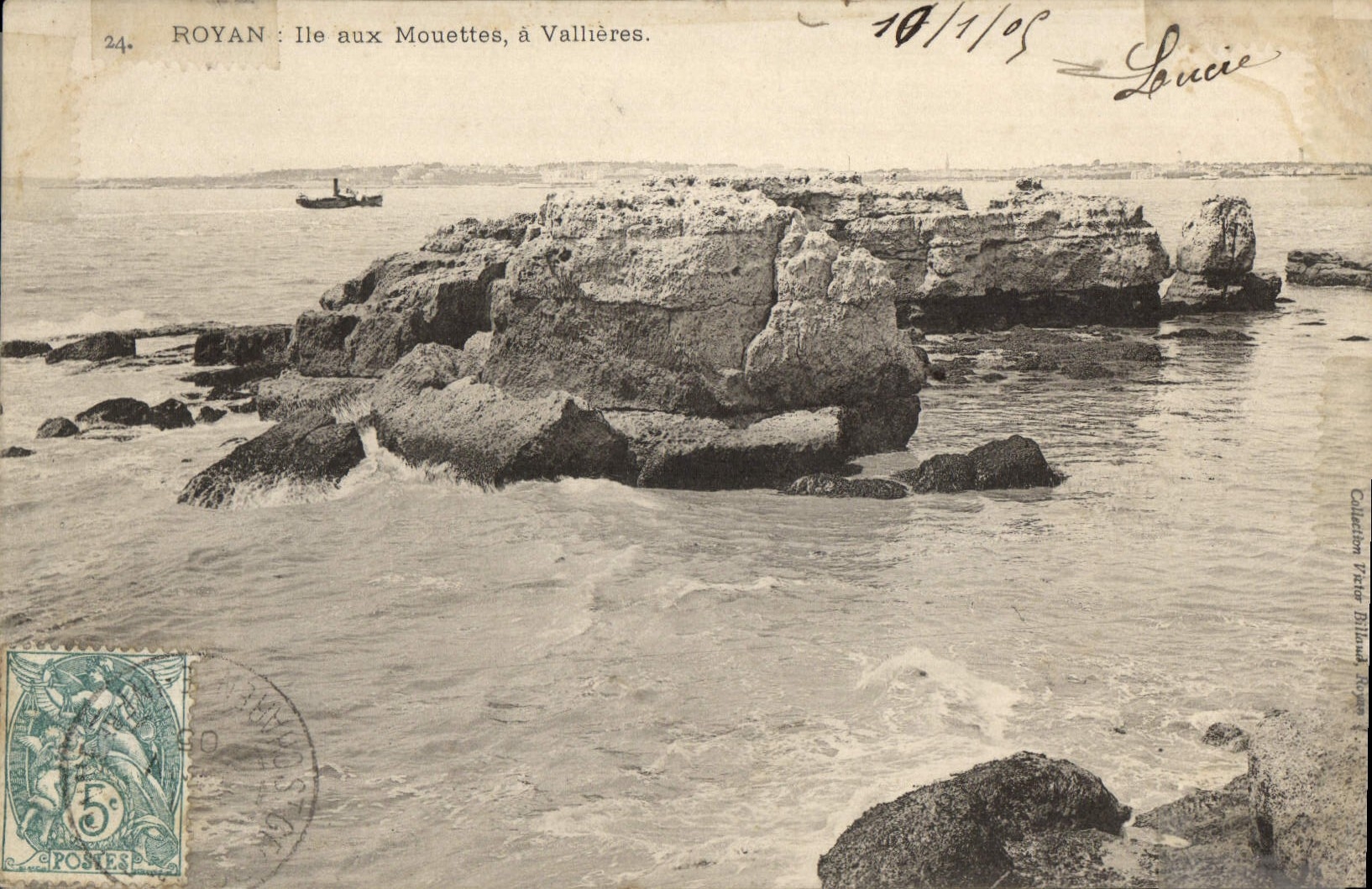 CPA Royan Ile aux Mouettes a Vallieres 