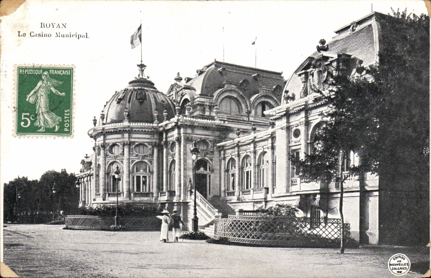 CPA Royan Le Casino Municipal 