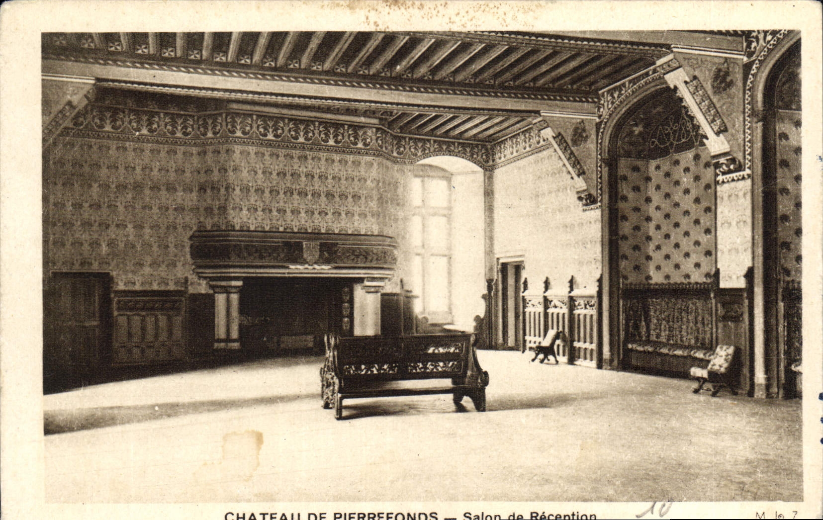 CPA Chateau de Pierrefonds Salon de Reception 