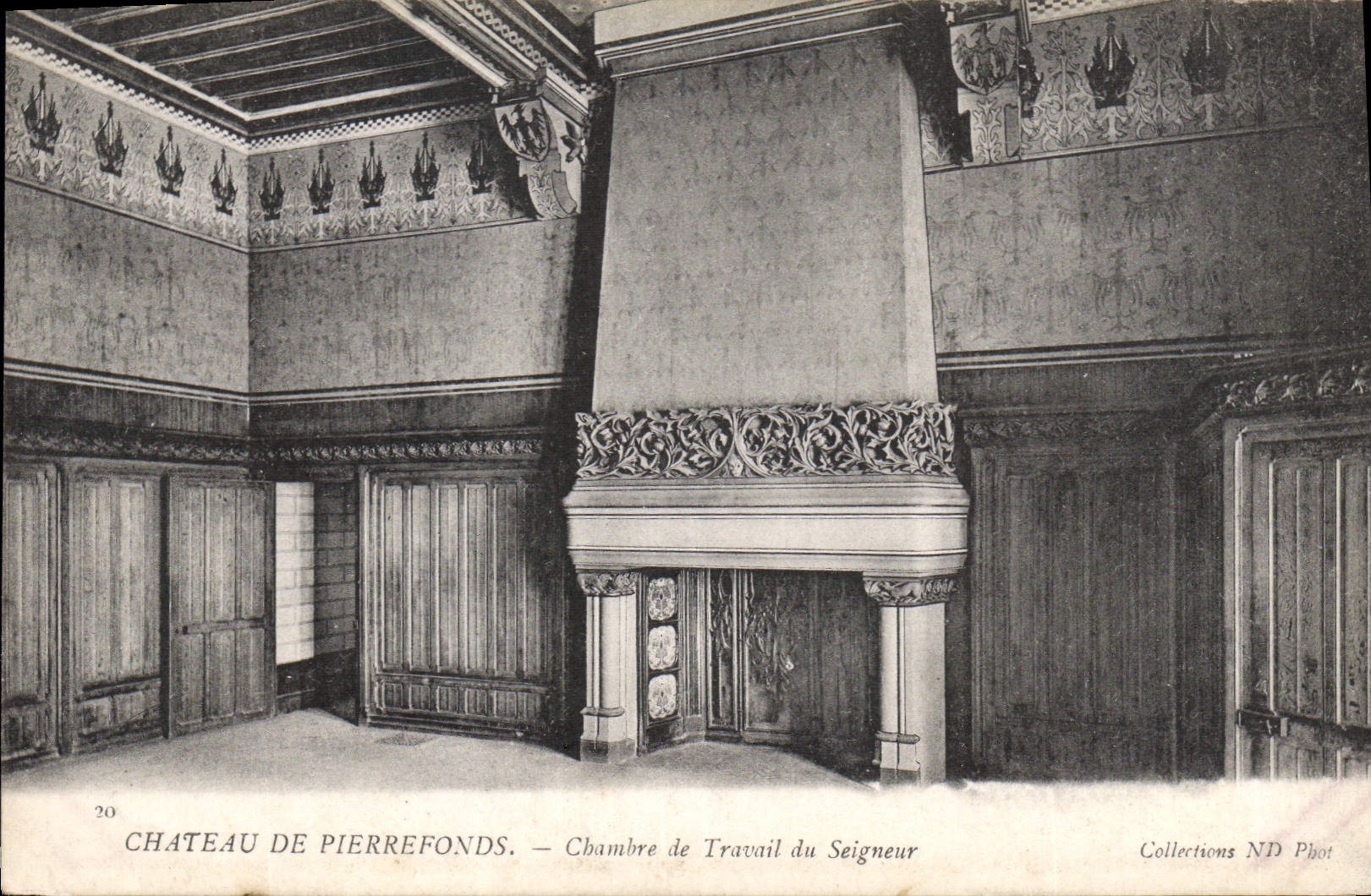 CPA Chateau de Pierrefonds Chambre de Travail du Seigneur 