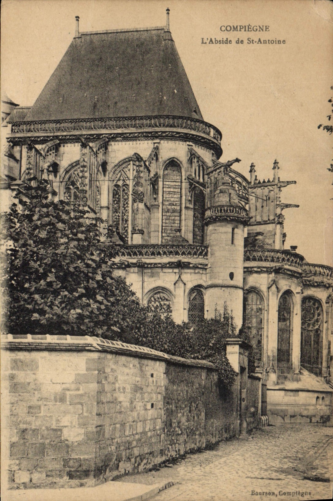 CPA Compiegne L'Abside de St Antoine 