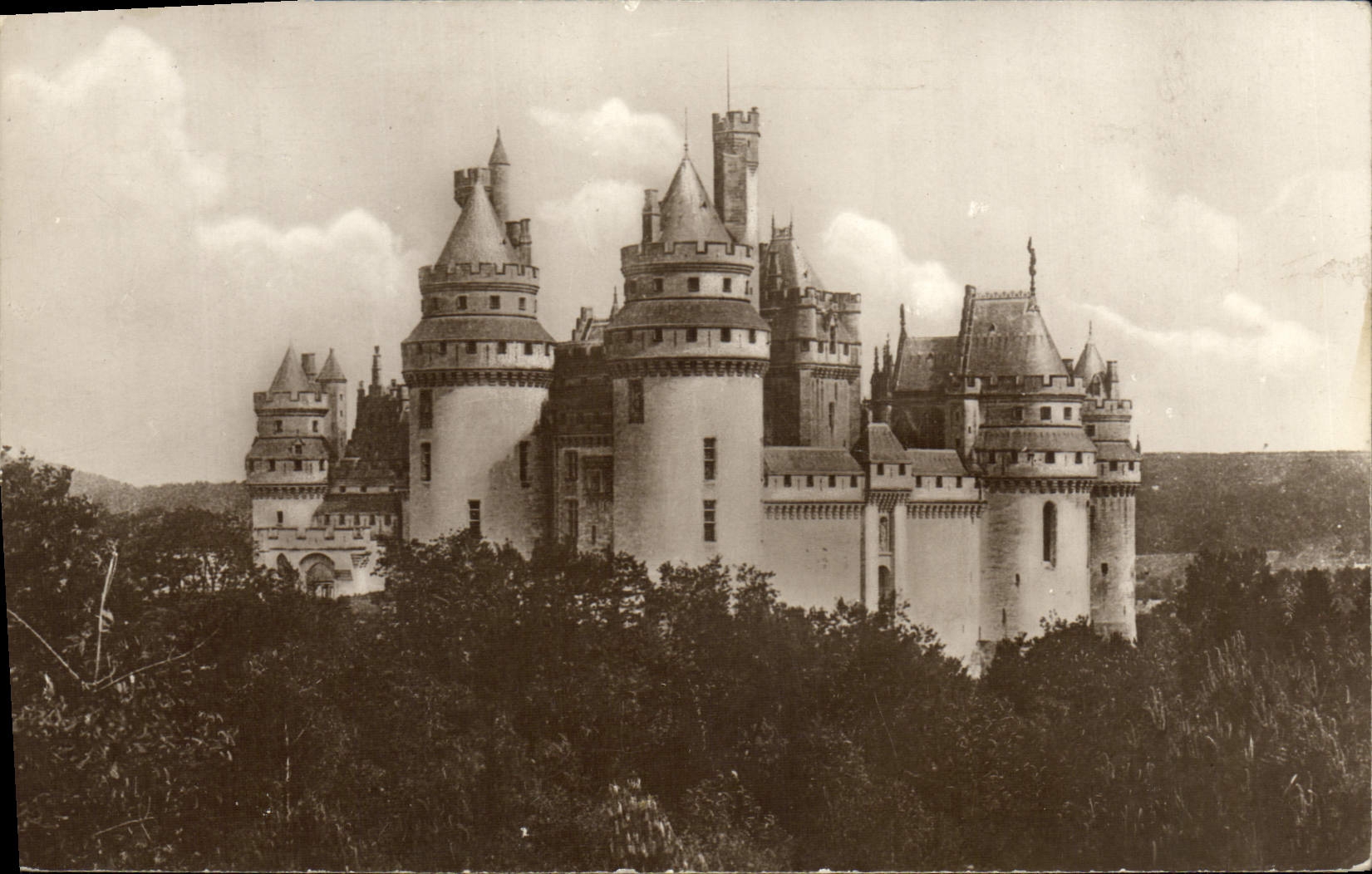 CPA Pierrefonds Le Chateau Cote Sud 