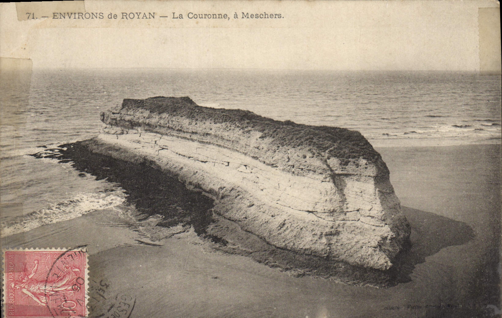 CPA Environs de Royan La Couronne a Meschers 