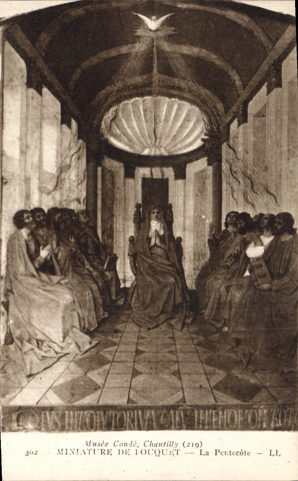 CPA Chantilly Miniature de Bouquet La Pentecote