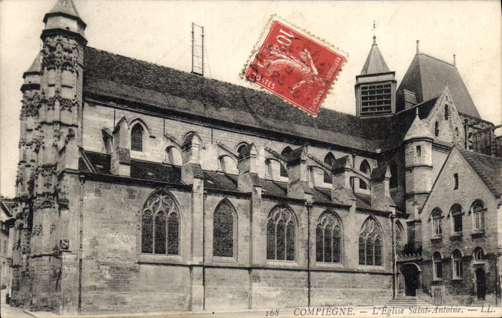 CPA Compiegne L'Eglise Saint Antoine 