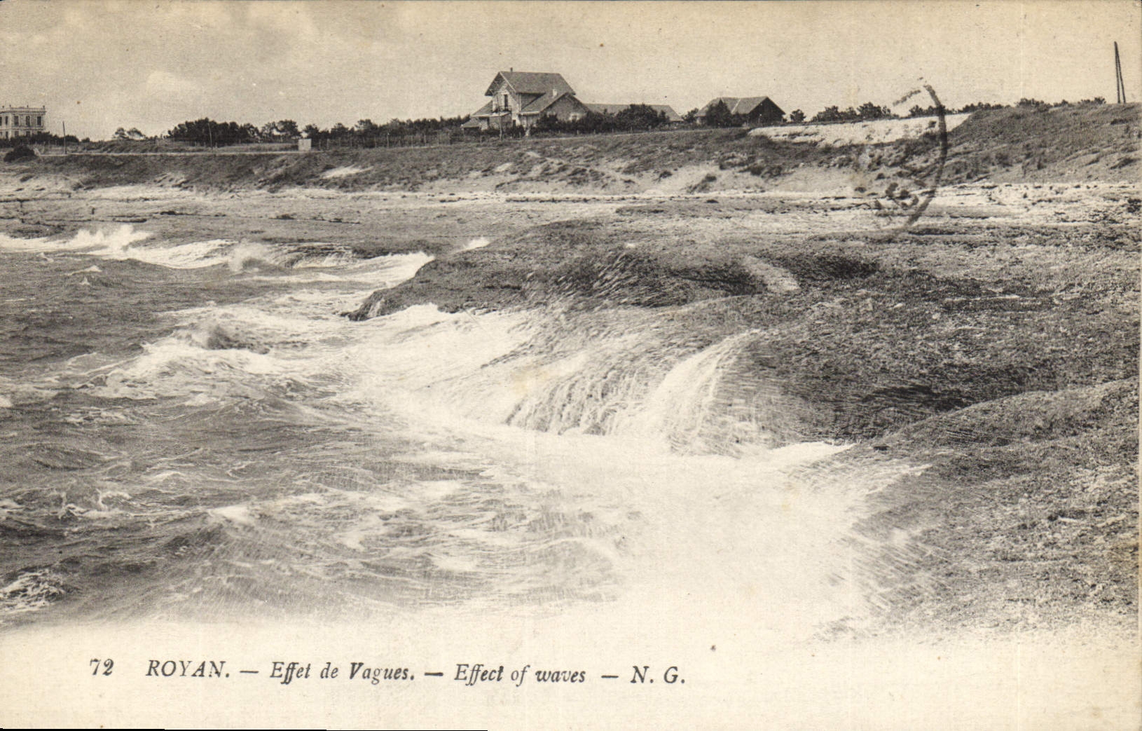 CPA Royan Effet de Vagues 
