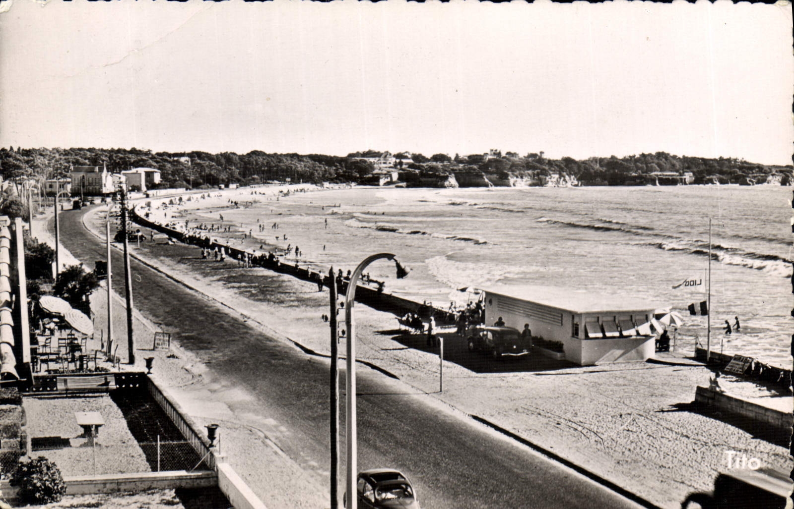 CPA Royan Vue sur la Plage de Vallieres 