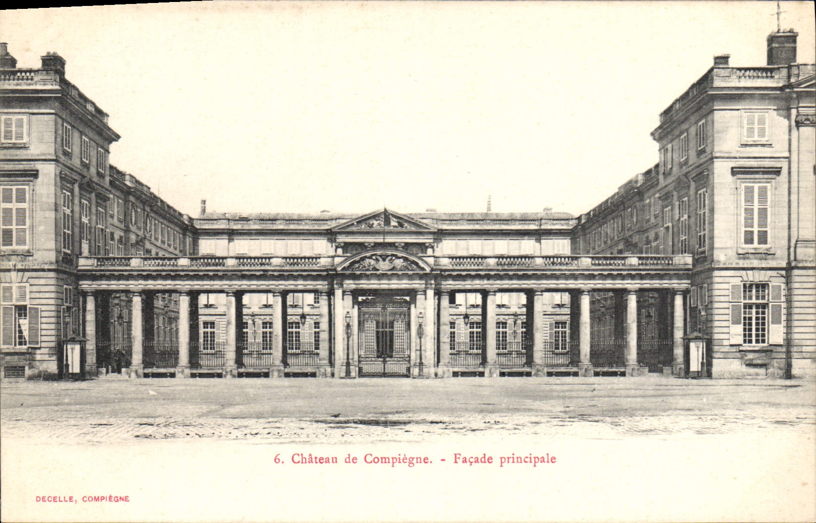 CPA Chateau de Compiegne Facade Principale 