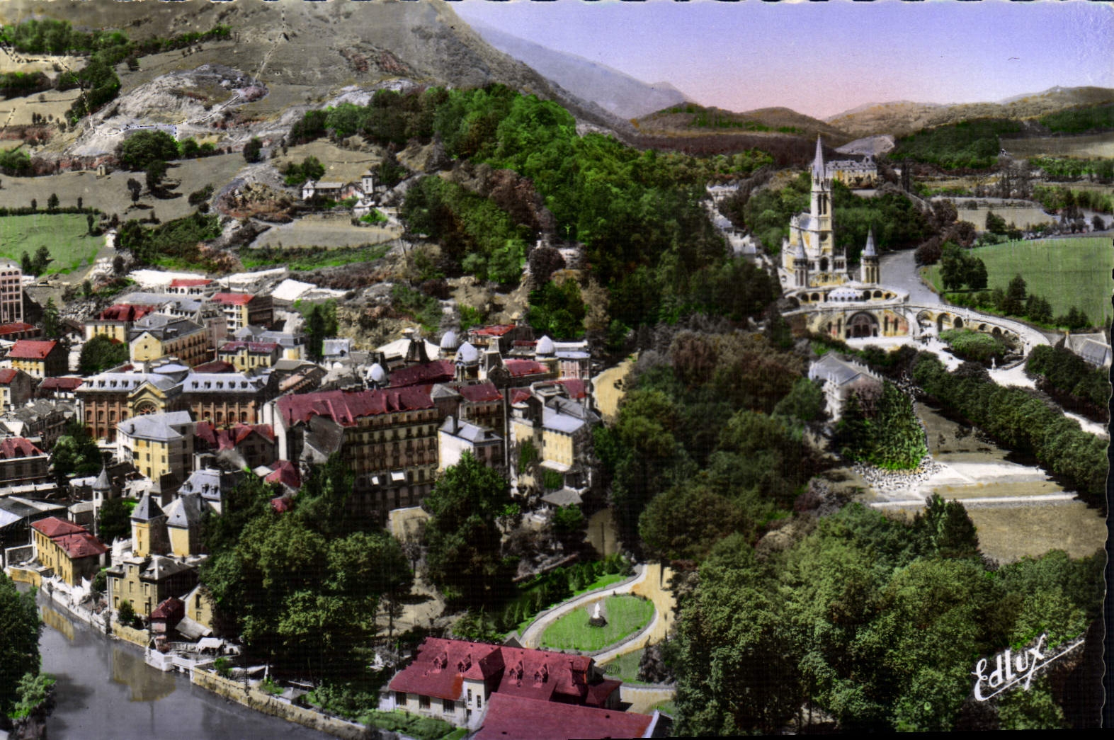 CPA Lourdes Vue Generale 