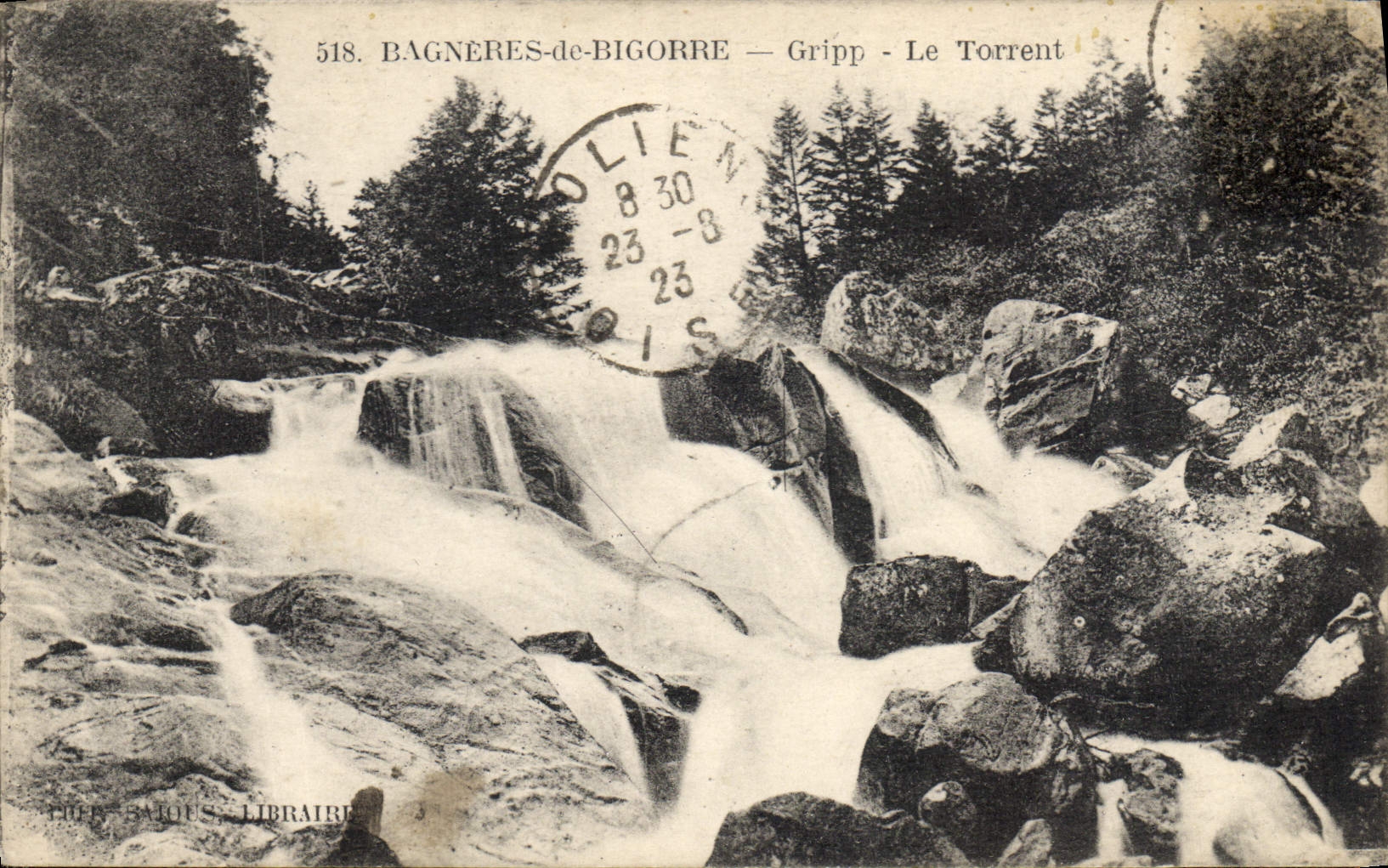 CPA Bagneres de Bigorre Gripp Le Torrent 