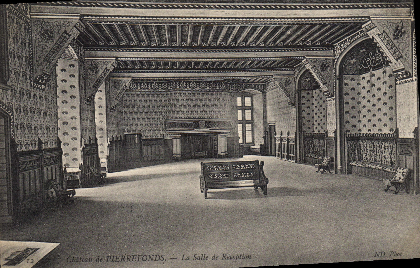 CPA Chateau de Pierrefonds La Salle de Reception 