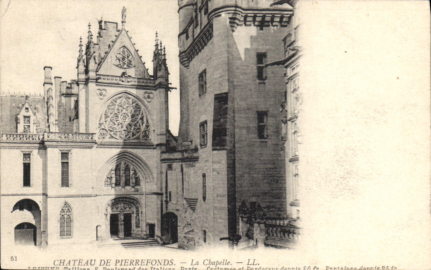 CPA Chateau de Pierrefonds La Chapelle 