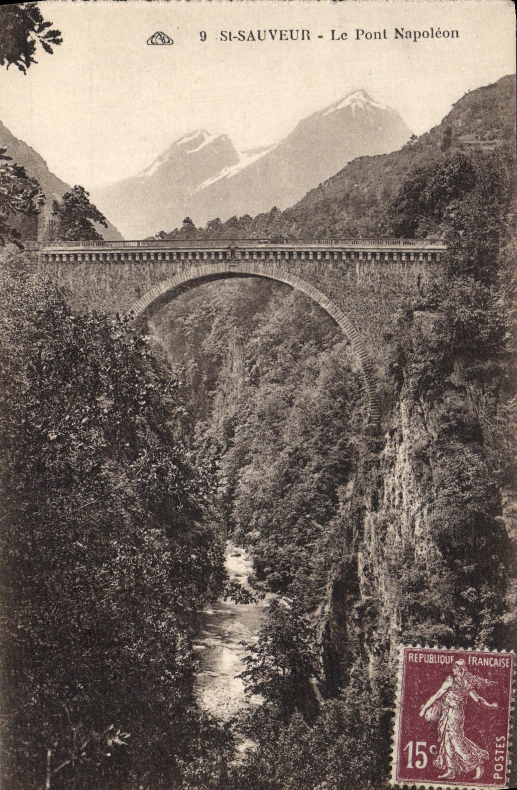 CPA St Sauveur Le Pont Napoleon 