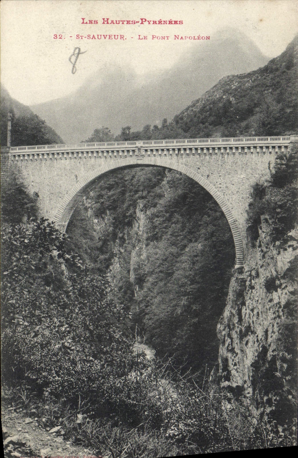 CPA St Sauveur Le Pont Napoleon
