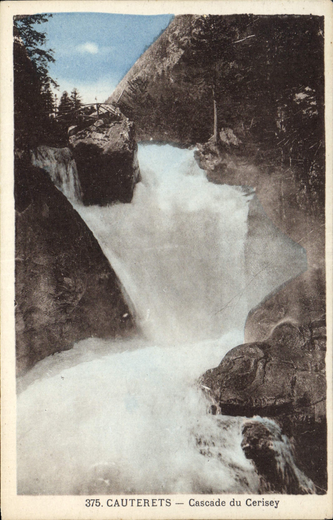 CPA Cauterets Cascade du Cerisey 
