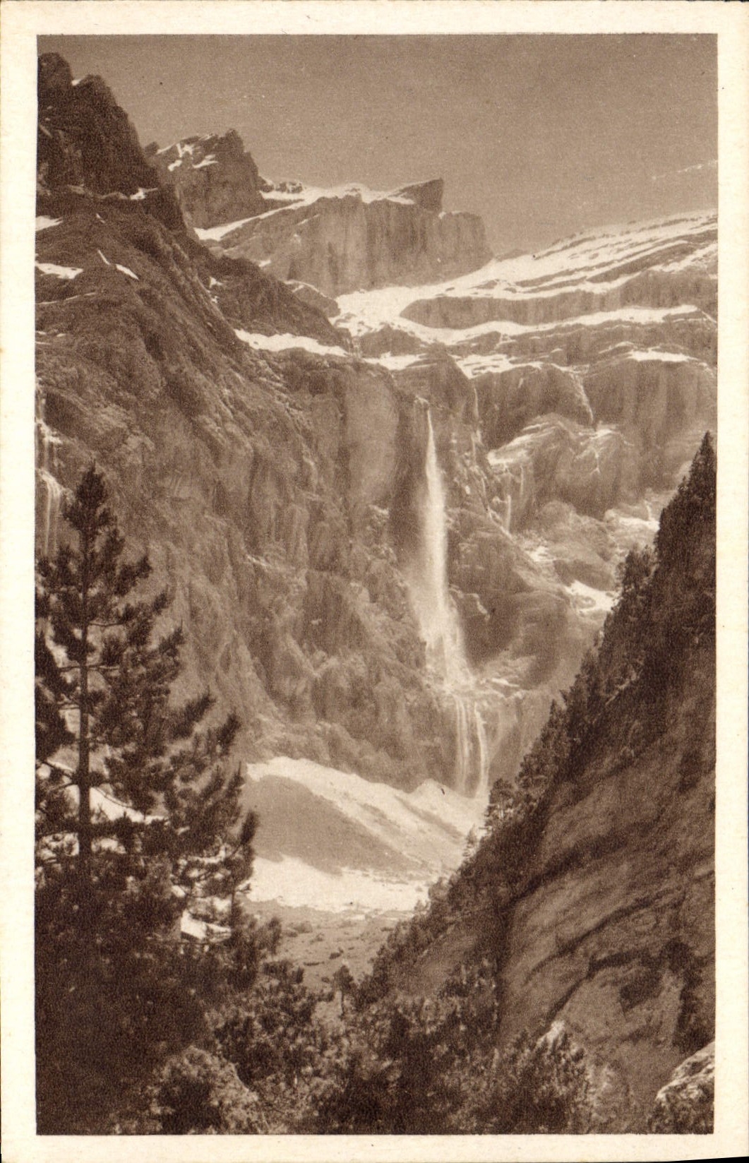 CPA Gavarnie La Grande Cascade 