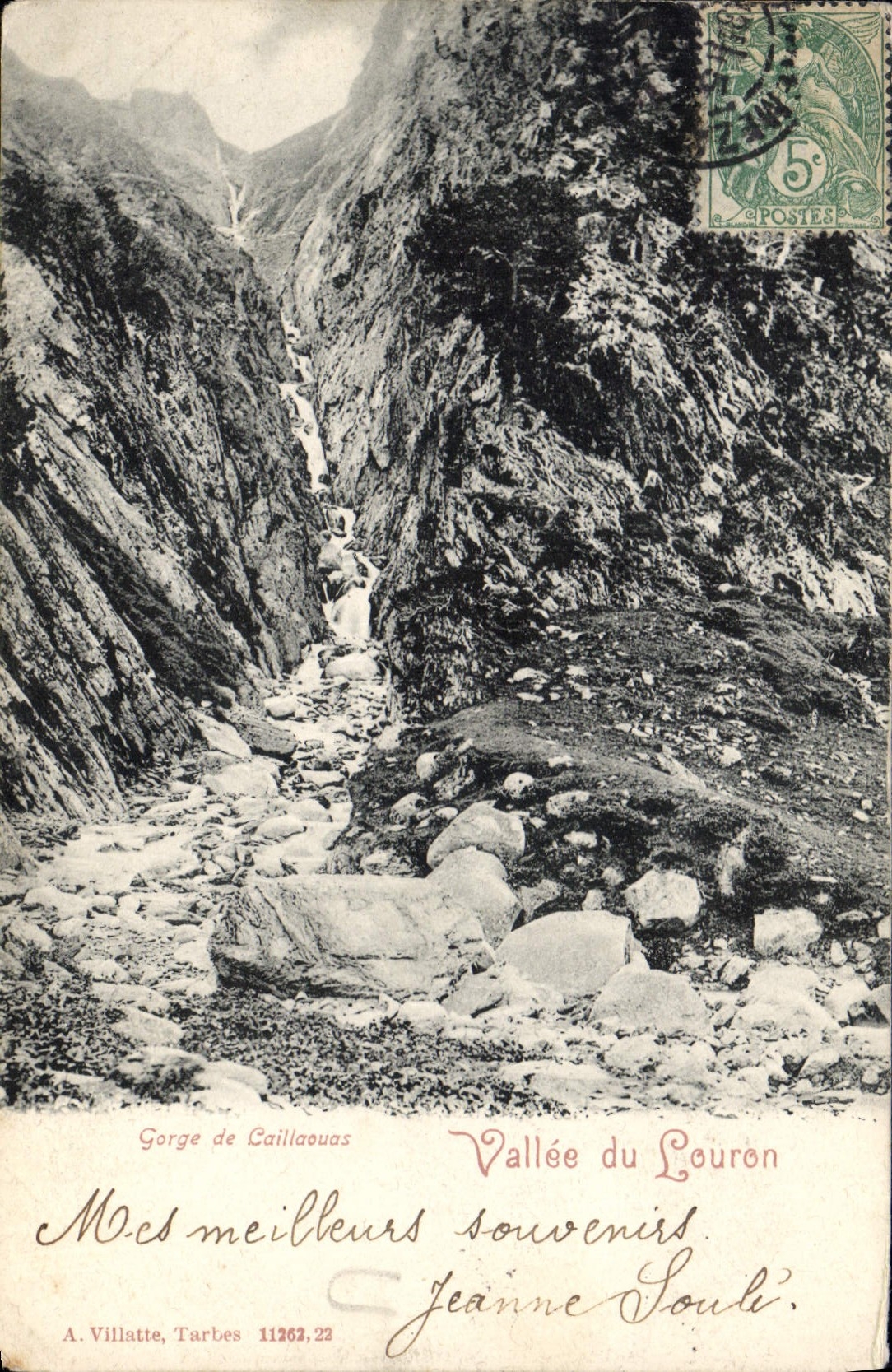 CPA Gorge de Caillaouas Vallee du Louron 