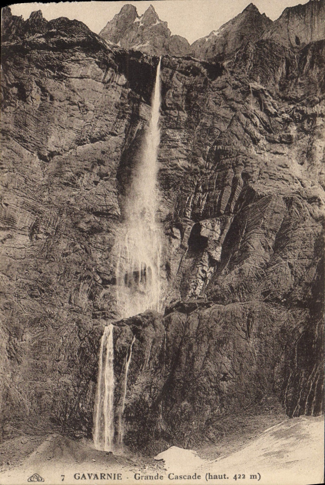 CPA Gavarnie Grande Cascade 