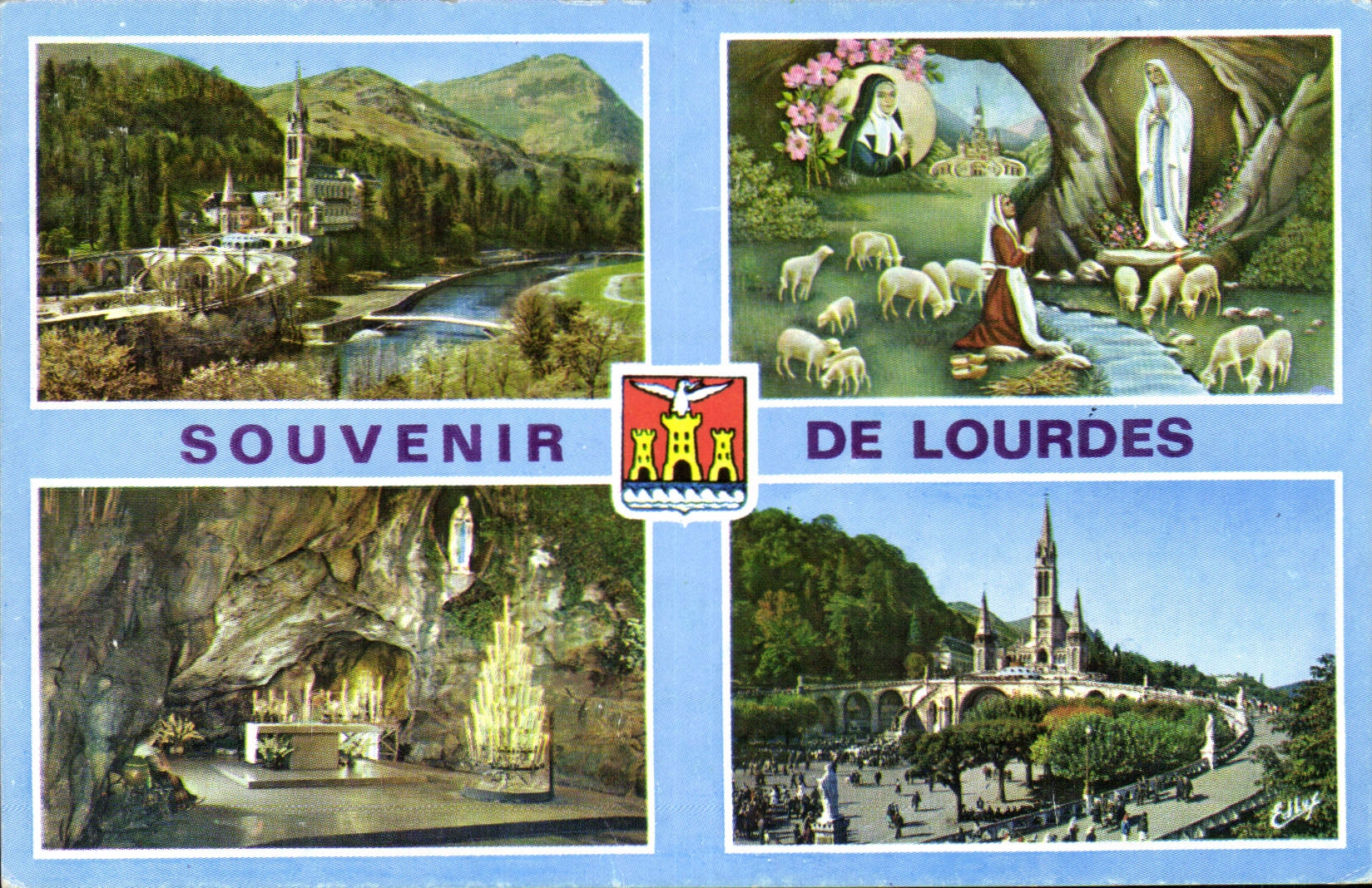 CPA Souvenir de Lourdes 