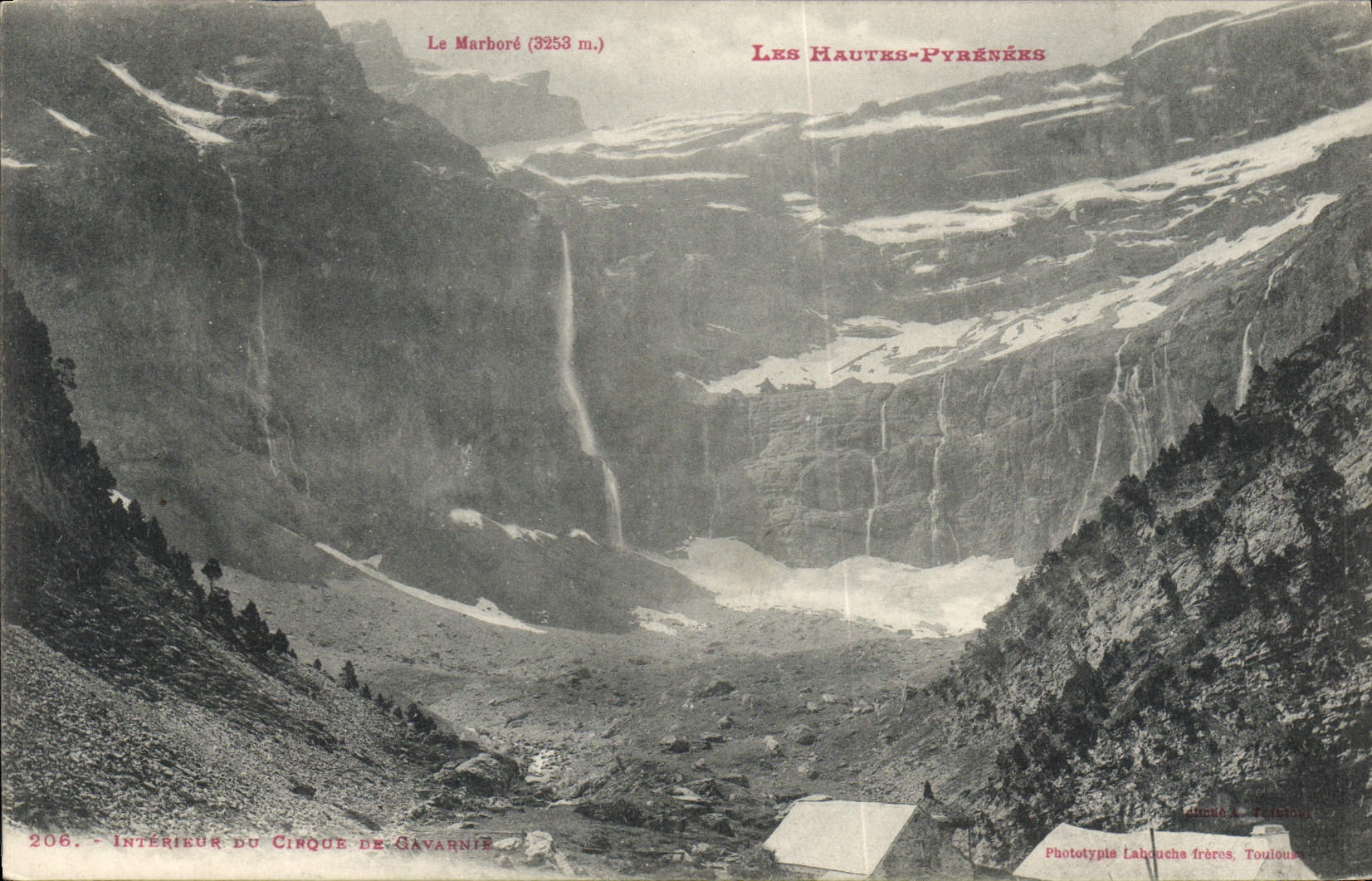 CPA Les Hautes Pyrenees Interieur du Cirque de Gavarnie 