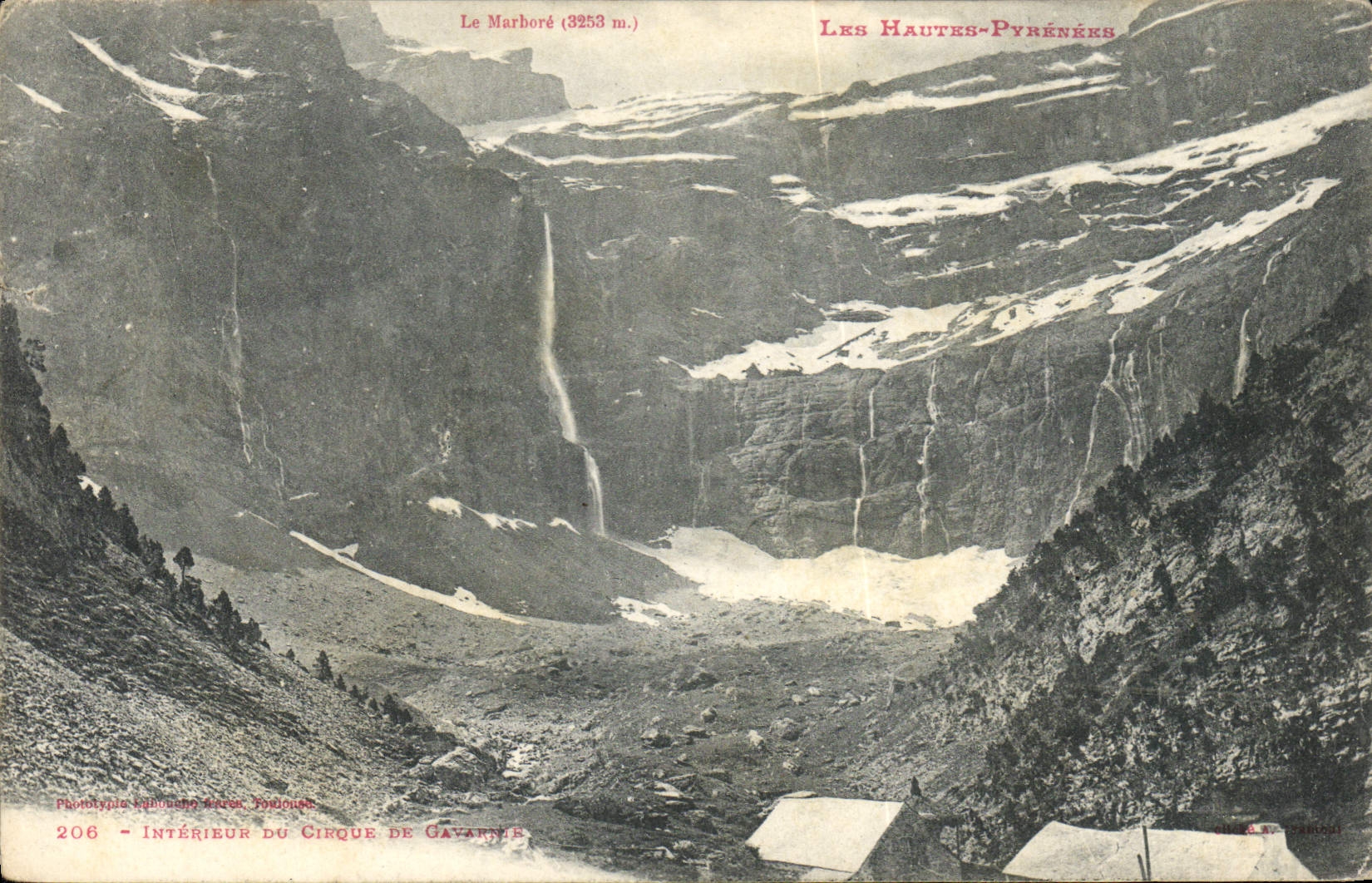 CPA Les Hautes Pyrenees Interieur du Cirque de Gavarnie 