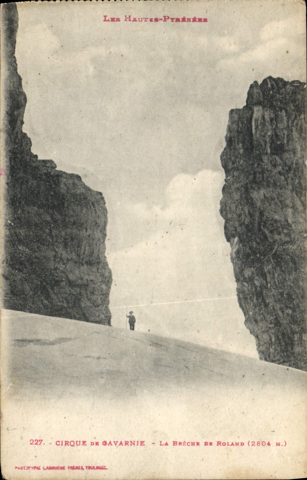 CPA Cirque de Gavarnie La Breche de Roland 