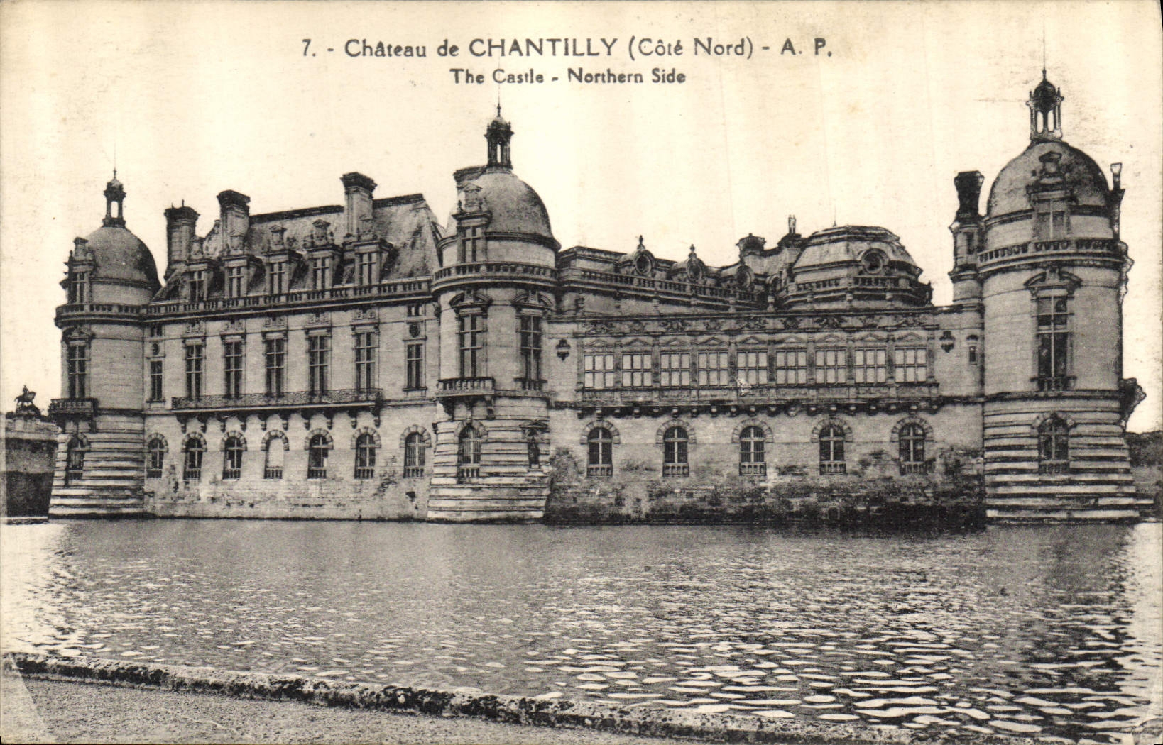 CPA Chateau de Chantilly Cote Nord 