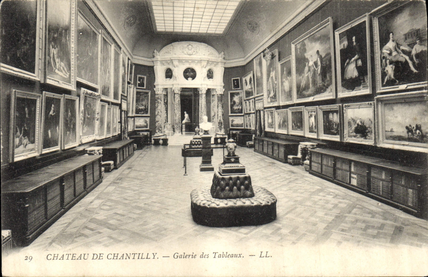 CPA Chateau de Chantilly Galerie des Tableaux 
