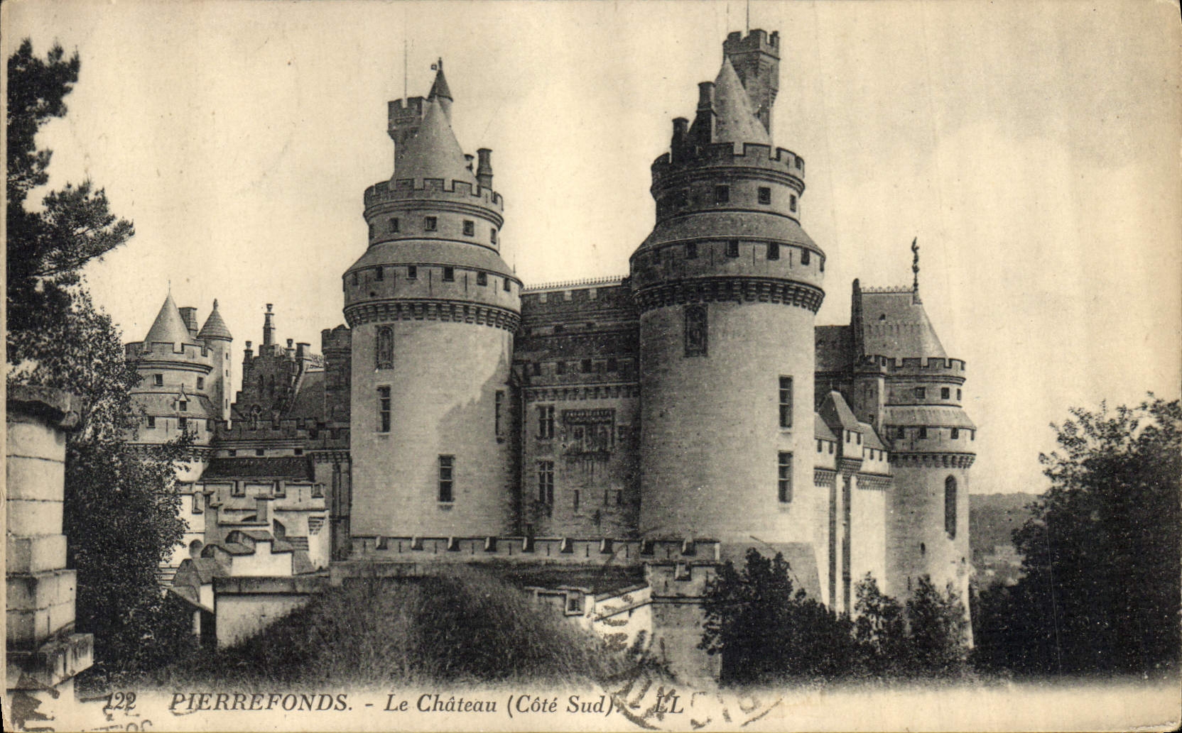 CPA Pierrefonds Le Chateau Cote Sud 
