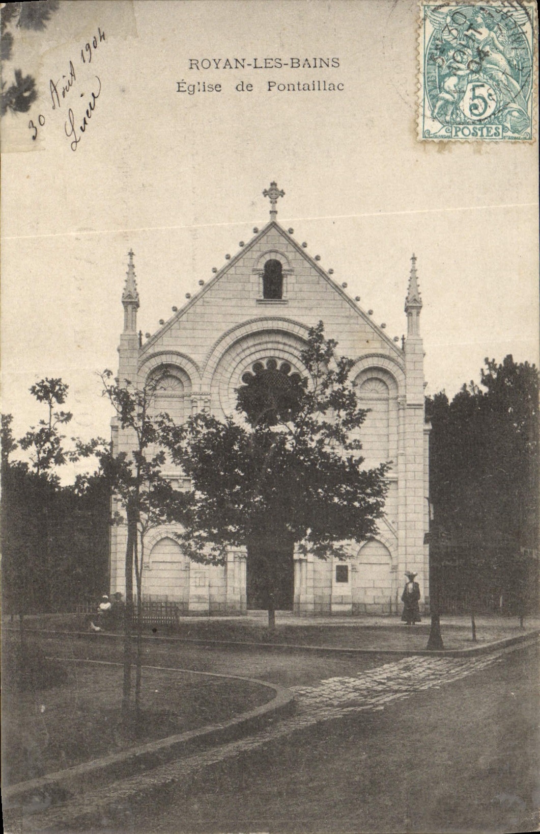 CPA Royan les Bains Eglise de Pontaillac 