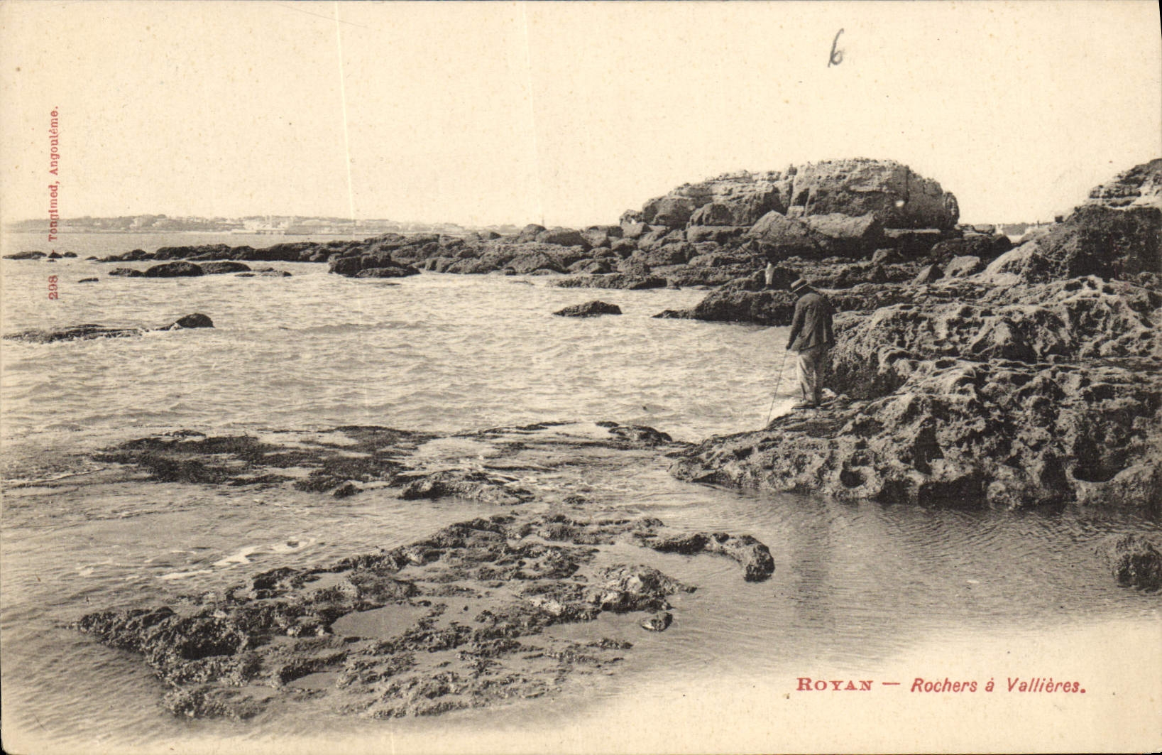 CPA Royan Rochers a Vallieres 