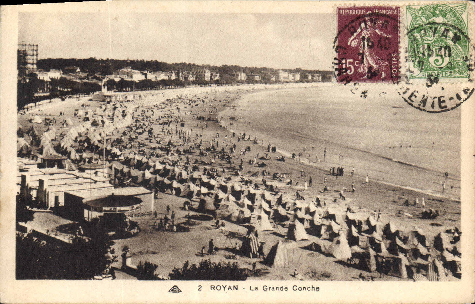 CPA Royan La Grande Conche 