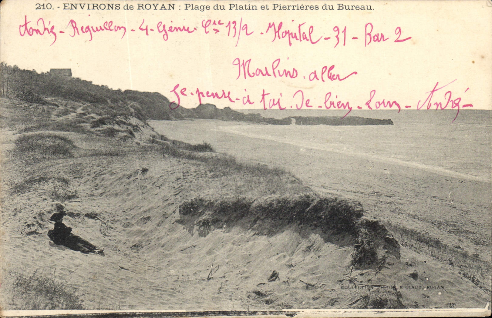 CPA Environs de Royan Plage du Patin et Pierrieres du Bureau 