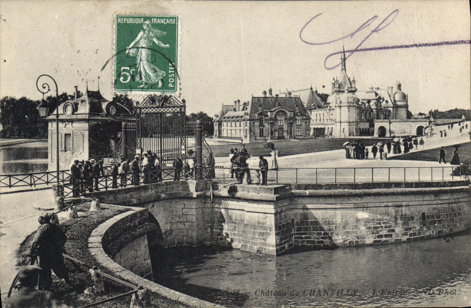 CPA Chateau de Chantilly 