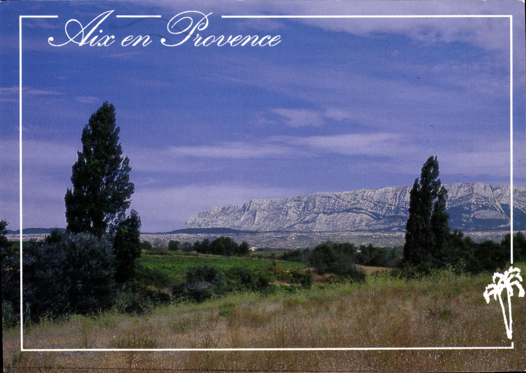 CPM Aix en Provence La Montagne Ste Victoire chere a Cezanne 