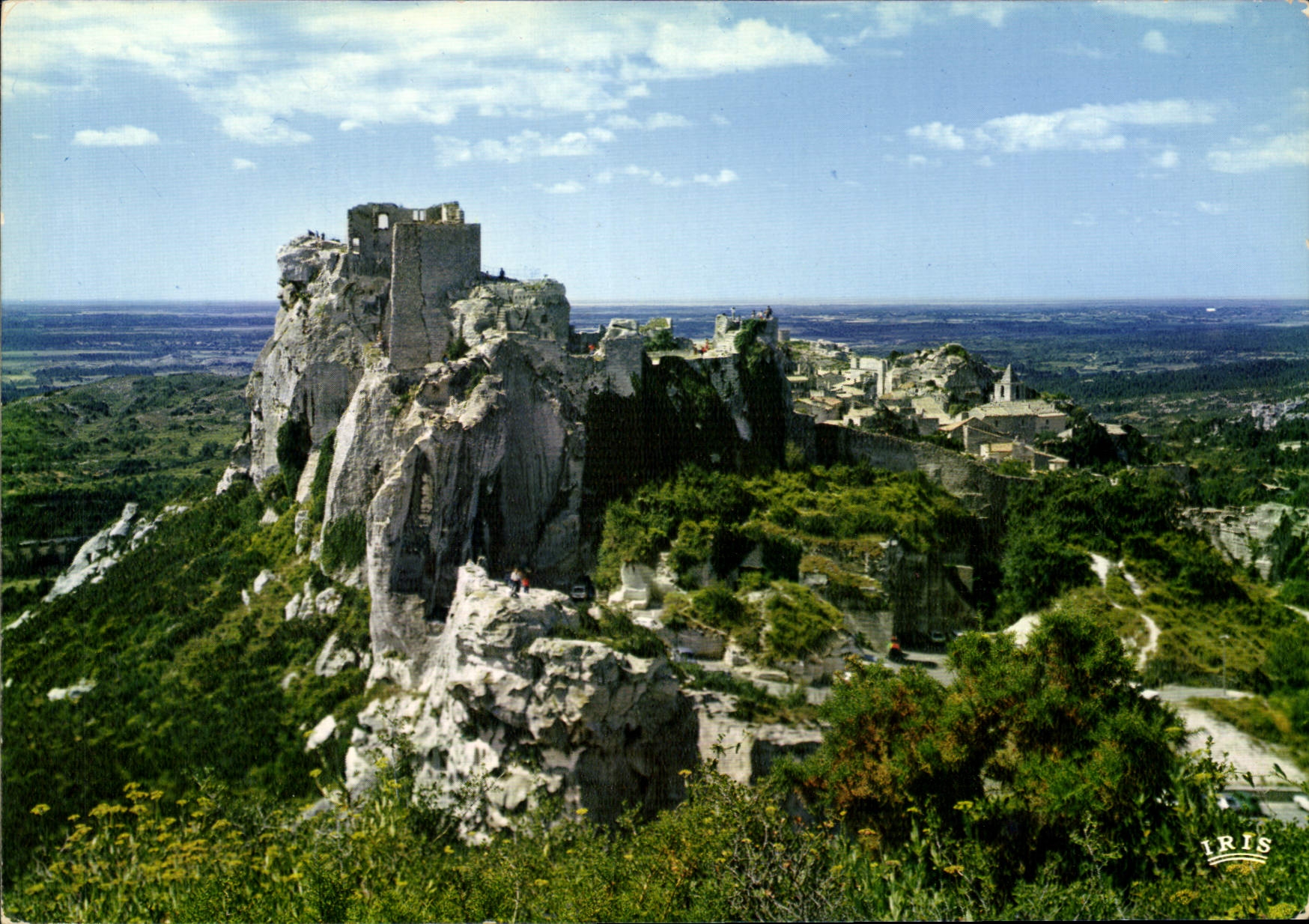 CPM Les Baux de Provence B du R Les ruines du Chateau demoli en 1632 