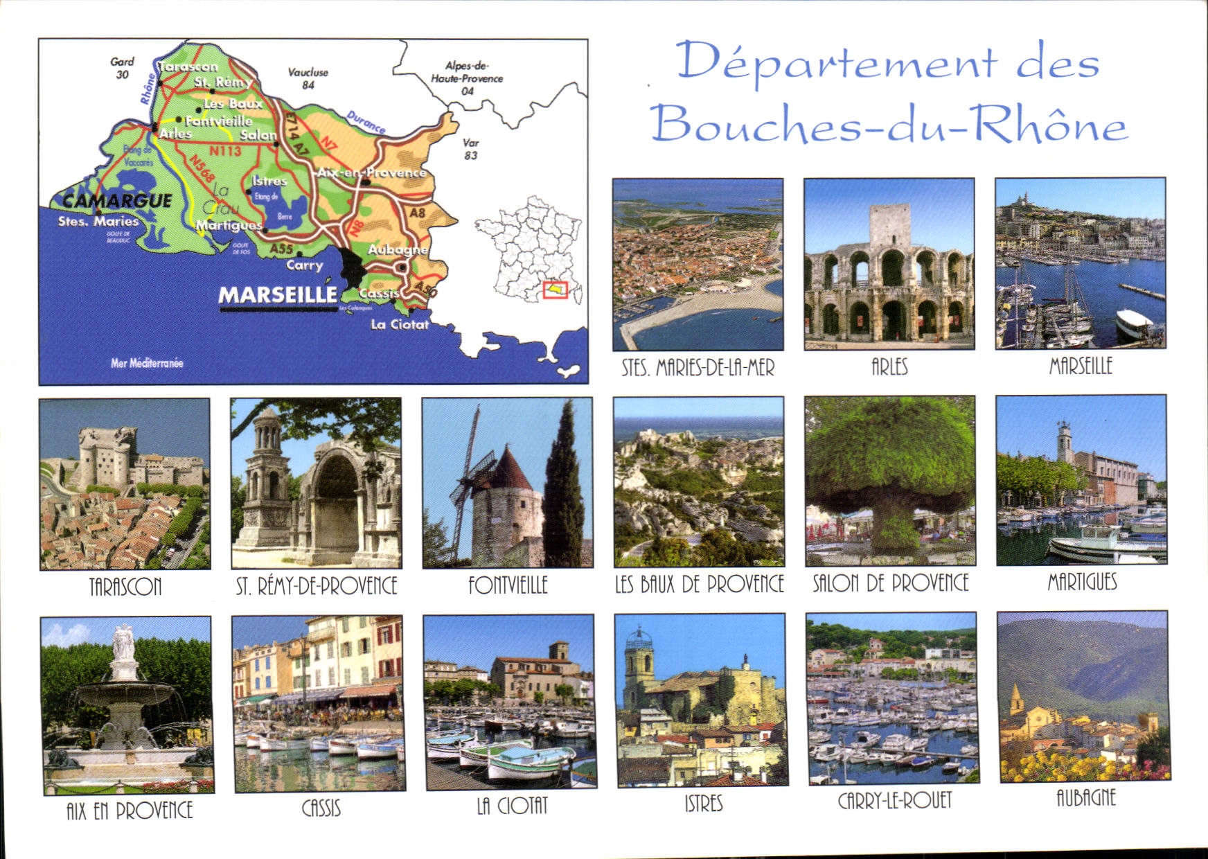 CPM Departement des Bouches du Rhone 