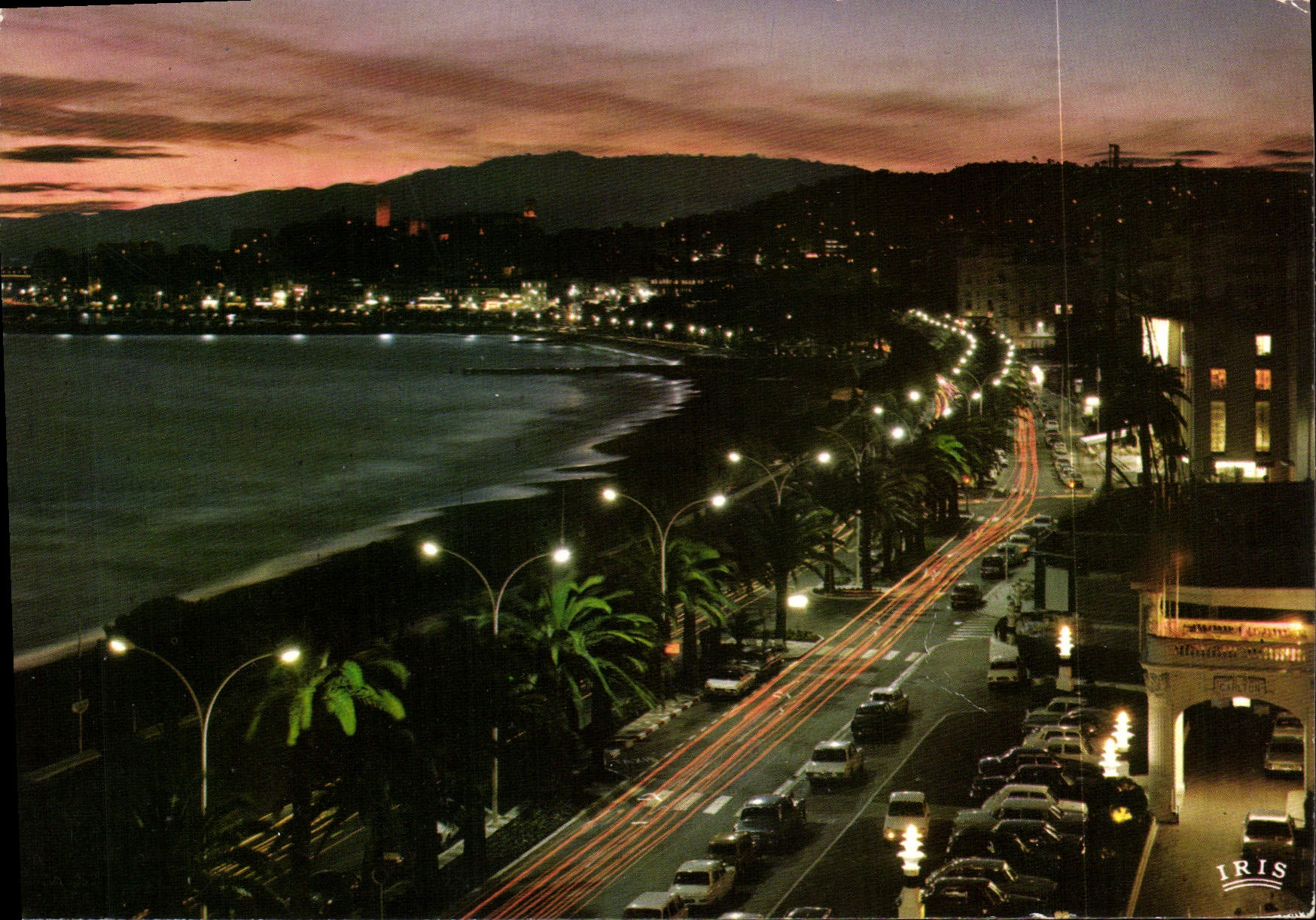 CPM Reflets de la Cote d'Azur Cannes A Mmes La Croisette au crepuscule 