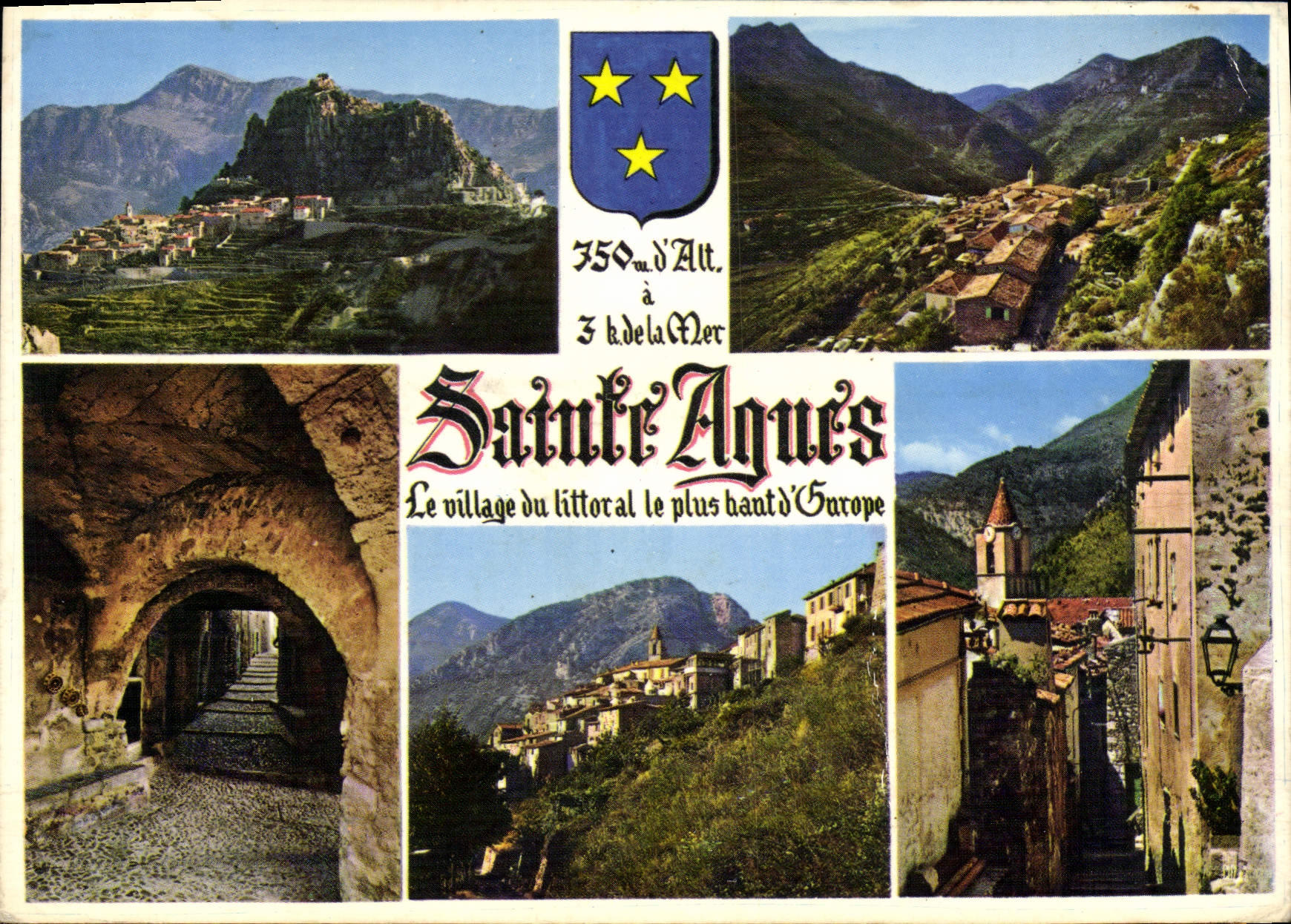 CPM Sainte Agnes Alpes Maritimes 